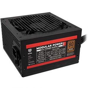 Kolink Modular Power 80 Plus Bronze Alimentation 500W - Alimentation PC Modulaire - Câbles Détachables - Alimentation Silencieuse - Power Supply Haute Performance - Alimentation Carte Graphique (Chip Componentes, neuf)