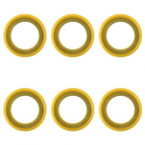 PEUTIER 6pcs 26-830749 Joints de Bouchon de Vidange, Joints de Graisse d'Unité Inférieure Joint de Bouchon de Vidange de Rondelle de Vis de Vidange Compatible avec Mercury Marine/Mercruiser (Jenniy, neuf)