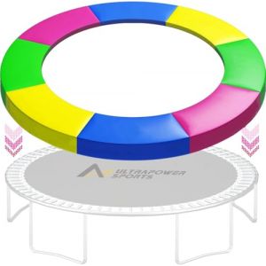 Coussin de Protection Trampoline Ø 244 cm Coussin Protection Trampoline 244 cm, Coussin de SÉcuritÉ de Remplacement RÉsistant aux Rayons UV Anti-dÉchirure Protection Couverture Rembourrage Multicolore (XinQi_01, neuf)