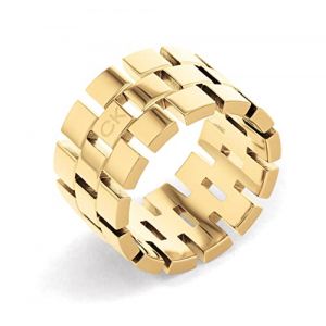 Calvin Klein Bague pour Femme Collection GEOMETRIC en Or Jaune - 35000325B (Montres et Bijoux, neuf)