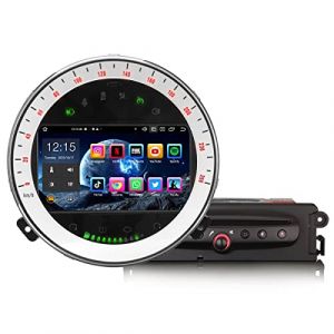 Erisin 7 Pouces 8 cœurs 4GO+64GO Android 14 Autoradio Bluetooth GPS Navigateur pour BMW Mini Cooper, Autoradio 1 din Support CarPlay sans Fil Android Auto Dab+ DSP WiFi RDS FM USB TNT OBD2 CD Canbus (Erisin Shop, neuf)