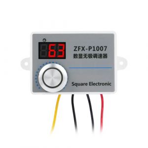 DeWin Variateur de Vitesse, Variateur de Vitesse pour Moteur 220V ZFX-P1007 Contr&ocirc;leur de Vitesse PWM Contr&ocirc;leur de Vitesse de Moteur &agrave; Balais avec Affichage Num&eacute;rique AC 220V 500W (Dewinshop, neuf)