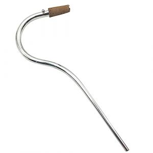 Embouchure de basson Bocal plaqué argent 20,7 cm/21,5 cm avec bouchon en liège pour instrument à vent (chuanhuijinriyongpin, neuf)