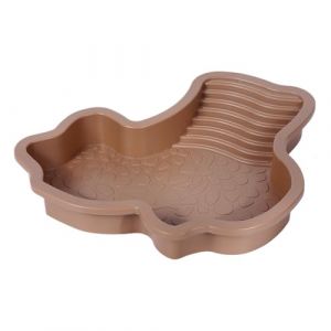 Générique Bol À Eau pour Tortue - Baignoire pour Tortue | Abreuvoir Piscine pour Chélonien Terrestre | Plat d'eau pour Chélonien | Bassin Mangeoire pour Tortues Terrestre | Bac À Reptiles avec Rampe (weierqin, neuf)