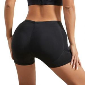 SOLO ACTFIT Culotte Push Up Femme Culotte Remonte Fesses Invisible Hip Enhancer Short Fesse Rembourr&eacute; avec Coussinet Amovible Butt Lifter Shapewear Elasticit&eacute; Tummy Control Short Sculptante Rembourr&eacute; (Hongyu-EU, neuf)