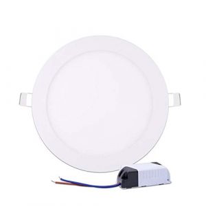 LED Ultra thin Downlight lamp 24W 18W 12W 9W 6W 3W led ceiling recessed grid downlight slim round panel light-Cold_white_24W (feifanbaby, neuf)