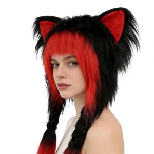 Chapeau Pluche Animaux &Agrave; Oreilles - Bonnet Doux Et Chaud Pour D&eacute;guisement | Bonnet Chat Femme Hiver | Pour Voyage Maison Femmes Amis Famille Adultes Protection Confort (yuancai, neuf)
