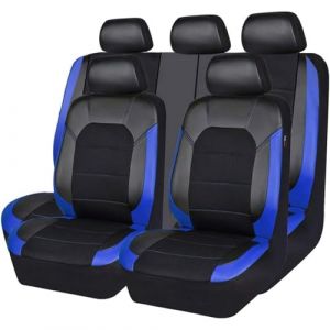 Ufgwhirl Housse de Siege Voiture pour Fiat Grande Panda 2024-2025,9 Pi&egrave;ces Set Complet,Respirante,Housse de Protection Si&egrave;ge Voiture -Ensemble de Housses Si&egrave;ge Avant et Arri&egrave;re,Blue (QSLPLBHDLX, neuf)