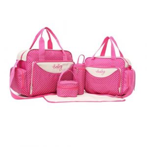 TOGEVAL Sac Maternit&eacute; Pour Femme Sac &agrave; Main Grand Capacit&eacute; Avec Poign&eacute;e &Eacute;paisse Pour Quotidien Et Voyages Pois (HeroYn, neuf)