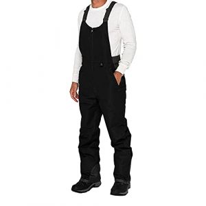 Combinaison de ski r&eacute;glable pour homme - Salopette de ski une pi&egrave;ce pour homme - Pantalon de ski avec poches - Bavoirs de ski imperm&eacute;ables - Grande taille - Combinaison de ski une pi&egrave;ce - Activit&eacute;s de (★LINYOUY★, neuf)