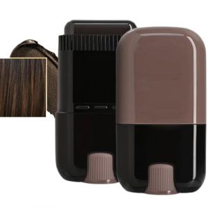 Peigne de coloration portable, waterproof et longue tenue, facile à appliquer, couvre efficacement les cheveux blancs, peigne de retouche 2 en 1, coloration noire (褚博纹商贸, neuf)