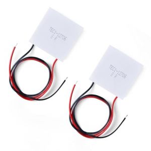 Dutty 2 pièces tec1-12706 semi - conducteur feuille de réfrigération tec1-12700 12V 6a radiateur refroidisseur thermoélectrique refroidissement Peltier plaque module 40x40mm (DUTTY EU, neuf)