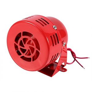 Sir&egrave;ne de sir&egrave;ne Red Air,Alarme klaxon, Voiture &eacute;lectrique de Camion de Moto Conduit Air Siren Alarme klaxon Fort 50s Rouge 12V 110db (Moonyeu, neuf)