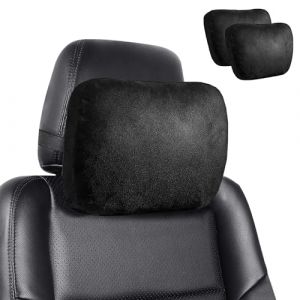 2x Coussin d'Appui-T&ecirc;te de Voiture. Oreiller Cervical pour Si&egrave;ge Auto. Support de Cou pour Dossier de Voiture. Coussin Conducteur, Respirant, Confortable, R&eacute;glable. Oreiller de Voyage en Voiture. (Magic boutique, neuf)
