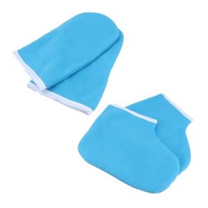 WRITWAA Mitaines Et Couvre-pieds En Coton Thermique – De Chaque – Pour Bain De Paraffine, Thérapie à La Cire, Maintien Chaleur, Usage Spa Et Soins Mains-pieds Professionnels (Saieli, neuf)