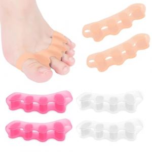 Correcteur Hallux Valgus, Séparateur Orteil, 3 Paire Separateur Orteil en Gel pour Orteils Chevauchés, Redresseur Orteil, Protection Orteils se Chevauchant Unisexe (CELTIC MANUFACTURING, neuf)