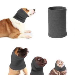 Snood Chien Cocker,Cache Oreille Apaisants Chien,Protege Oreille Chat,Casque Anti-Bruit Animaux,Casque pour Chat,Snood Anti &Eacute;pillet, Bandeau pour Feux d'artifice,Orages,Aide au Toilettage(M 30-51 CM) (Crossenn, neuf)