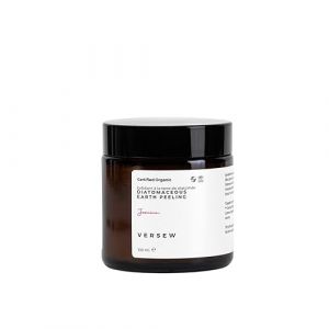 Versew Bio Vegan Skin Perfect Exfoliant pour le visage à base de terre de diatomée 100 % formule naturelle contre les points noirs, les boutons, pour tous les types de peau (100 ml) (Blue Eyes Marketing, neuf)
