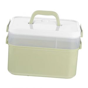 Ipetboom 1pièce Boîte De Rangement Pour Vernis à Malette à Double Pour Fournitures De Nail Art Pratique Et Élégante Idéale Pour Salon De Beauté Et Usage Personnel Verte (Cowan Micro, neuf)