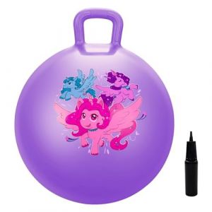 U&C Planet 18 Pouces Space Hoppers pour Les Enfants Ballon de Saut avec poignée, Ballon Gonflable Licorne, Ballon Sauteur avec Pompe pour garçons et Filles de 3 à 8 Ans (U&C Planet, neuf)