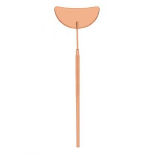 Cils pratiques en acier inoxydable miroir avec long manche accessoires cosmétiques pour l'inspection de faux cils outil de vérification de faux cils (ZHKWLXS, neuf)