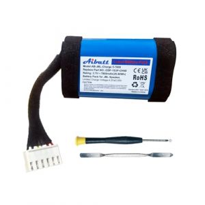 Aibatt Batterie de rechange 7800 mAh pour JBL Charge 5, batterie pour haut-parleur Bluetooth JBL Charge 5ème génération, remplacement pour batterie JBL GSP-1S3P-CH40, GSP-1S3P-CH4A. (DIANXIANG EU, neuf)