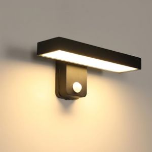 Pheashine Applique Murale Ext&eacute;rieure LED IP65 avec D&eacute;tecteur, Lampe Murale 17W 3000K, Applique Moderne Orientable 350&deg; avec Capteur de Mouvement pour Jardin, Terrasse, Garage, Entr&eacute;e (FORSUN, neuf)