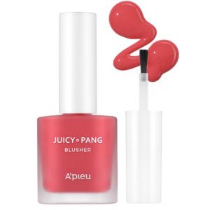 A'PIEU Juicy-Pang Fard à joues liquide - Finition hydratante - Facile à appliquer - Aspect naturel - K-beauty - Cerise (Cherry - RD01) (Byomatic, neuf)