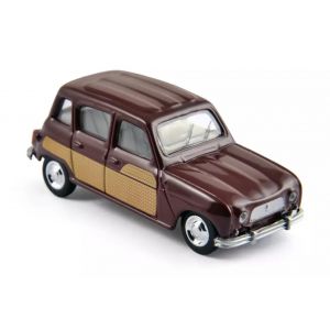OPO 10 - Voiture Miniature Compatible avec Renault 4 Parisienne 1966 Maroon &eacute;chelle 1:64 3 inches 7,5cm Norev - 310505 (easy-shop-express, neuf)