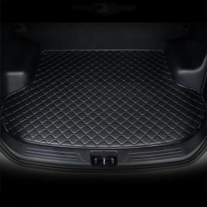 Tapis Coffre Voiture, pour MG MG3 Full Hybrid 2024 Protection Coffre Voiture Housse de Protection de Coffre de Voiture Imperm&eacute;able Antid&eacute;Rapant Accessoires,Black (linglingyuanUKshop, neuf)