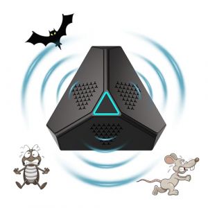 Ultrasons pour Rats, r&eacute;pulsif &agrave; ultrasons pour Souris, Souris et Rats &agrave; ultrasons 360 &deg; avec lumi&egrave;re LED r&eacute;pulsif &agrave; ultrasons pour rongeurs parasit araign&eacute;es Papillons Fourmis (MAPENGCENG-MARKET, neuf)