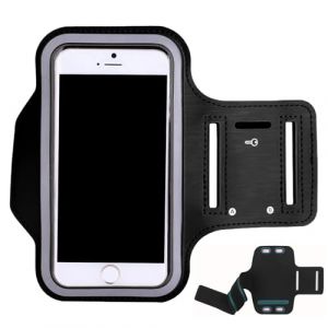 Brassard de Course Porte-Téléphone - Pochette Étanche pour Smartphone et Accessoires de Sport - Sac Sportif Léger Antichoc avec Porte-Clés pour Randonnée Fitness Jogging Entraînement Extérieur (saytians, neuf)