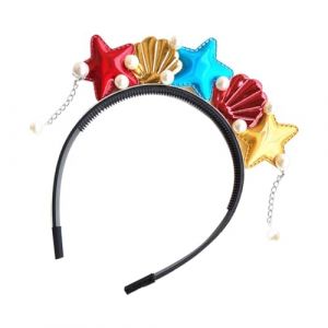 VICASKY Accessoire Cheveux Fille Thème Océan Serre-tête Mer pour Déguisement Garçon Fille Léger et Confortable Fêtes Carnaval Plage (Belicious Helper, neuf)