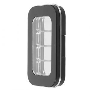 MOTHNUR Bo&icirc;te de Rangement Magn&eacute;tique S pour Palettes de Maquillage Godets de Fard &agrave; Paupi&egrave;res Vides en Plastique et Fer Plateau Compact 4 Compartiments pour Organiser Blush et (Huajiay, neuf)