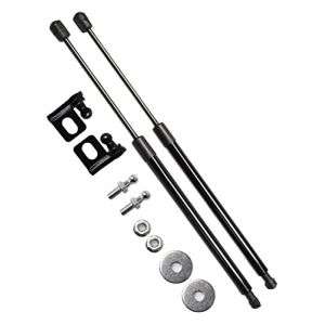 QQstore V&eacute;rins &Agrave; Gaz pour Peugeot 206 206CC GTI 180 RC 207i SD 1998-2016 Capot Avant Capot Modifier V&eacute;rins &Agrave; Gaz Amortisseur Ascenseur Supports Tige Hydraulique Coffre Amortisseurs (HOFHEOVVV, neuf)