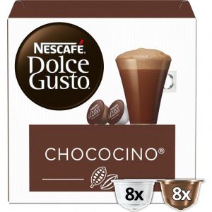 Dolce Chococino Dosettes - Capsules de café chocolaté pour une pause gourmande - 256g de douceur à savourer. - Le Lot De 3 (J&S France, neuf)