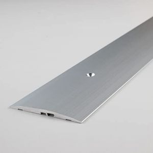 PROVISTON barre de seuil | Aluminium anodis&eacute; | Argent | Largeur 58 mm | Hauteur 4 mm | Longueur 1000 mm | &Agrave; visser c&ocirc;t&eacute; lat&eacute;ral | Barre de seuil rattrapage | 1 pi&egrave;ce (VLD Trade GmbH, neuf)