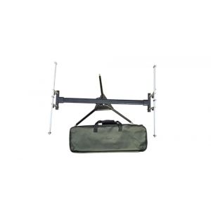 CarpON Rod Pod Support de Canne &agrave; p&ecirc;che en Aluminium avec Pieds t&eacute;lescopiques avec Sac de Rangement (CarptourDE, neuf)