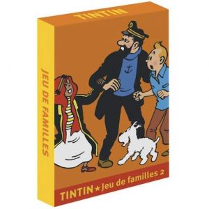Jeux de familles / Cartes à jouer: Scènes des Aventures de Tintin (51040) (BD addik | France, neuf)