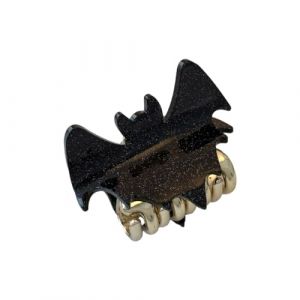 PLCPDM Pince à cheveux en forme d'aile de chauve-souris pour Halloween, queue de cheval haute pour femme, accessoires pour cheveux, carnaval, fête (fankundianzishangwuyouxiangongsi, neuf)