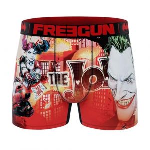 FREEGUN Boxer Homme DC Comics Batman Gotham City (L, Joker Queen DC24) (FUN_HEAD, neuf)