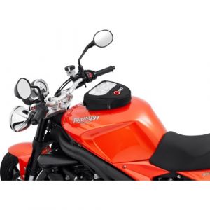 QBag Sacoche de R&eacute;servoir pour Motocyclette, Noir, Espace de Rangement de 3l (Polo Motorrad, neuf)