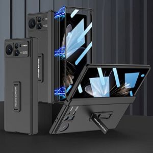 COQUE Étui pour Xiaomi Mix Fold 2 5G, Film de Protection Intégrée Pliante à Charnière Tout Compris,Housse de Téléphone Pliante pour Xiaomi Mix Fold 2-Le Noir (COQUE, neuf)