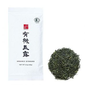 Ocha & Co. Th&eacute; Vert Gyokuro Bio - Th&eacute; Vert Japonais en Feuilles en Vrac Cultiv&eacute; &agrave; l&rsquo;Ombre - Aromatique au Go&ucirc;t Umami Doux du Japon, 100g/3.5oz (Ocha & Co. (EU), neuf)