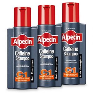 Alpecin Caféine Shampooing C1 3x 250ml | Prévient et réduit la chute | Stimule la croissance naturelle des cheveux chez les hommes (Dr. Kurt Wolff GmbH & Co. KG, neuf)