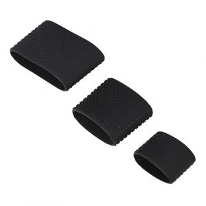 Masyrt Bandes élastiques de tondeuse à cheveux en silicone antidérapantes résistantes à la chaleur, 3 pièces pour salon de coiffure, poignée de manche de tondeuse professionnelle pour coiffeurs (Taikune, neuf)