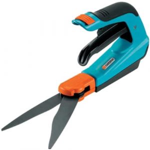 Gardena Ciseaux à l'herbe comfort : cisailles de jardin idéales pour la coupe de bord de raspillage exact, convient à droite et à gauche, avec une forme ergonomique de poignée (8735-30) (AS-Discount, neuf)