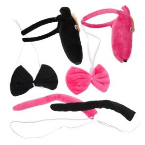 Homoyoyo 2ensembles Bandeaux Animaux Pour Jungle Et Nœud Pour Cheval Ensemble De Cosplay Animalier Accessoires De Déguisement Pour Soirée (meRIoy, neuf)