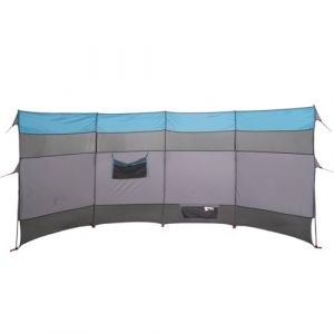 vidaXL Brise-Vent de Camping Bleu 366x152x152 cm imperméable, Brise-Vent de Plage, Brise-Vent de Camping-Car, Brise-Vent de Tente (vidaXL FR, neuf)