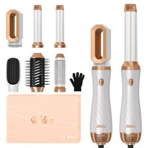 UKLISS Seche Cheveux 6 en 1- UKLISS Airbrush 6 en 1 avec S&egrave;che Cheveux, Brosse Soufflante, Airflow Boucleur a Cheveux, Brosse Chauffante Thermal Brush, Brosse Lissante pour Cheveux (Blanc) (ukliss beauty, neuf)